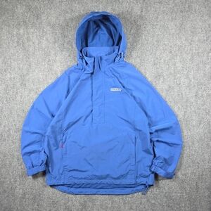 VTG Chaps Est. 1978 Royal Blue 1/4 Zip Anorak Windbreaker Jacket Mens M